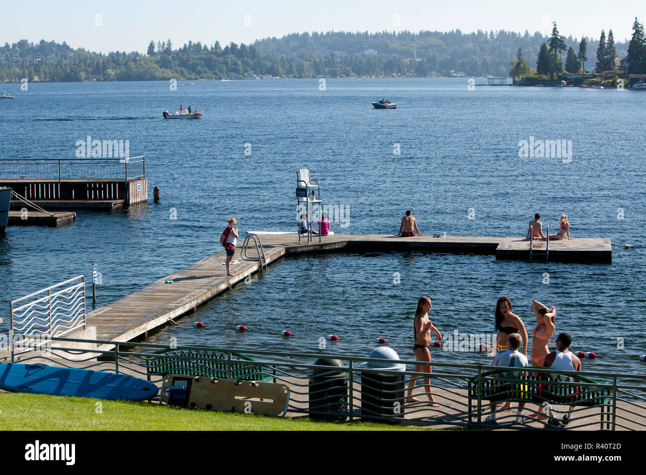 USA, Washington State, Bellevue, chism Beach Park Stockfoto