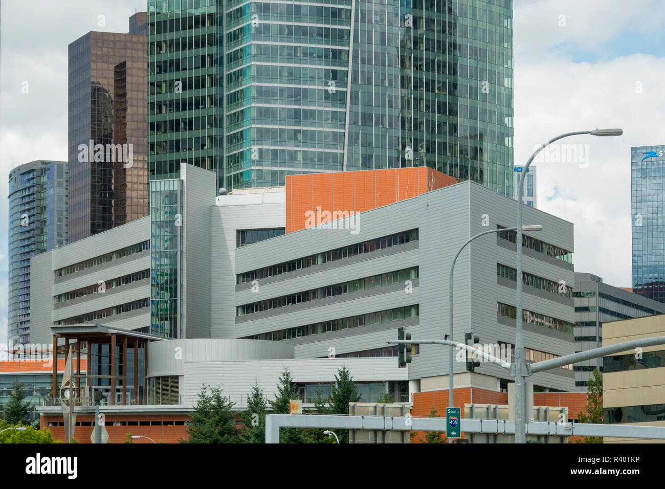 Bellevue, Washington State. City Hall. Stockfoto