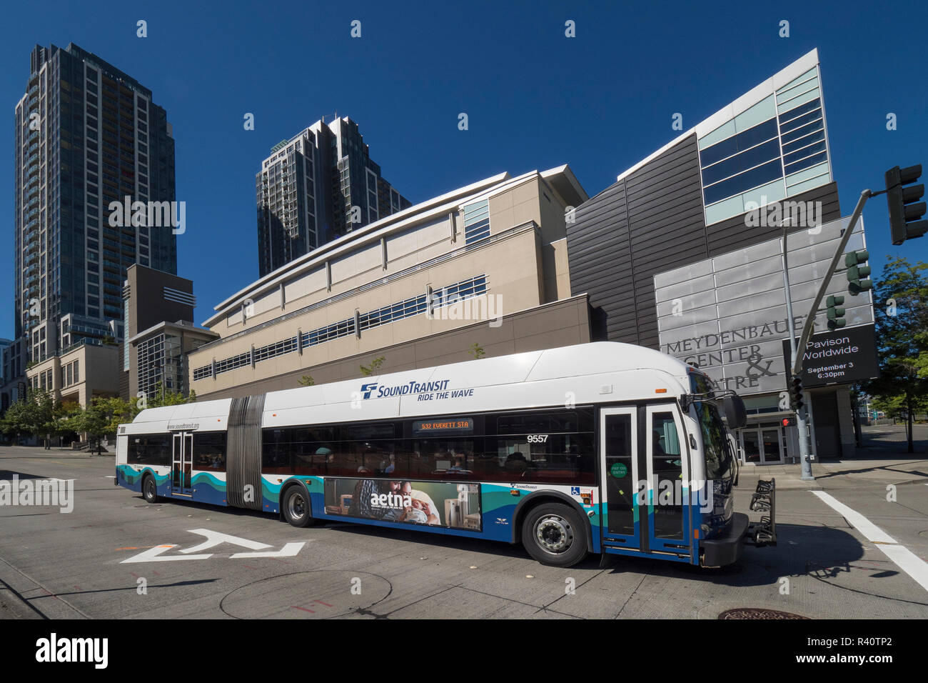 Bellevue, Washington State. : Meydenbauer Center. (Redaktionelle nur verwenden) Stockfoto