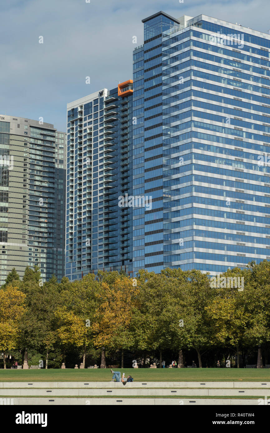 USA, Washington State, Bellevue. Downtown Park. (Redaktionelle nur verwenden) Stockfoto