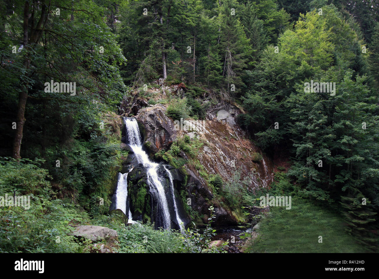 Triberger Wasserfälle Stockfoto