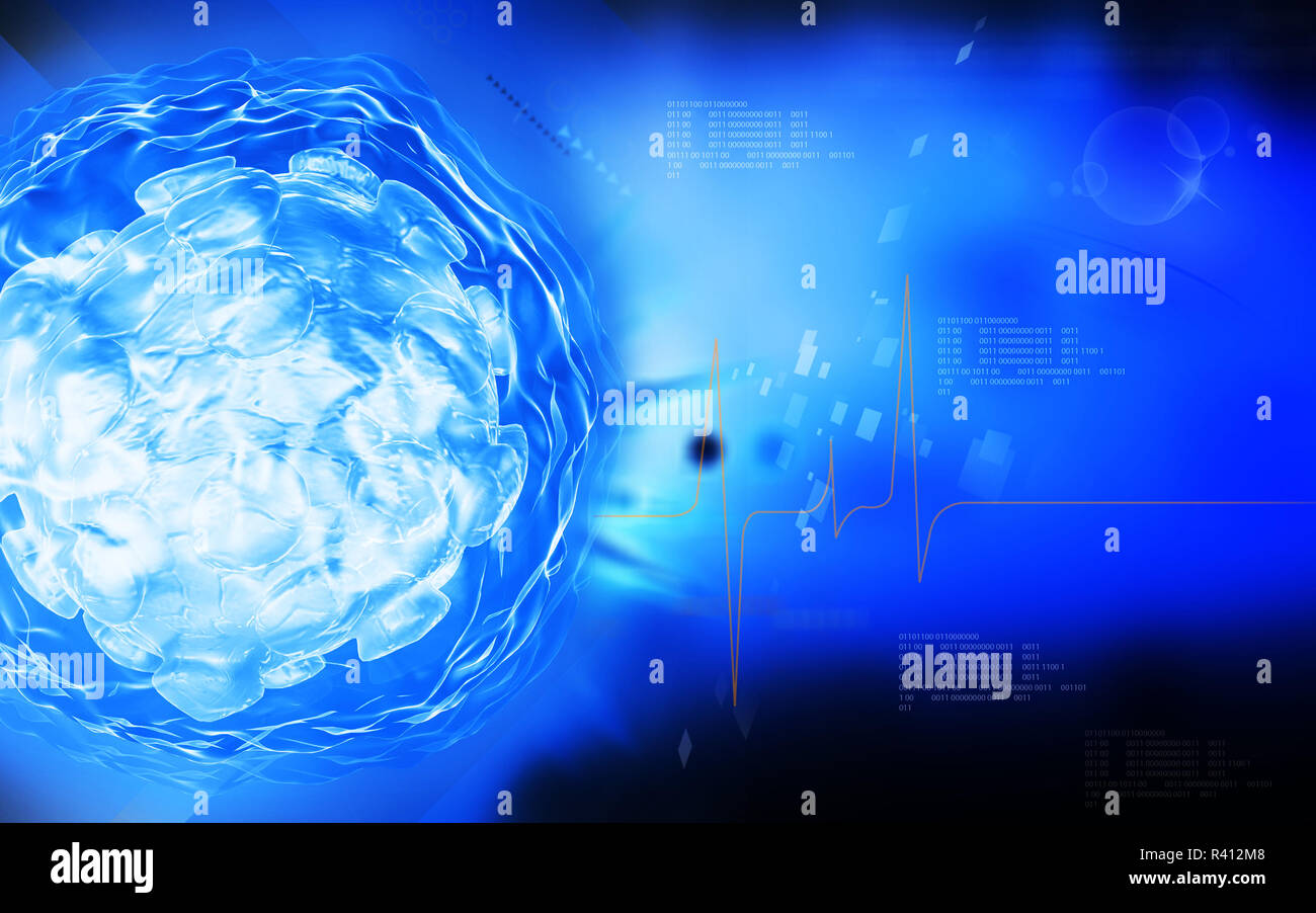 Polio Virus Stockfoto