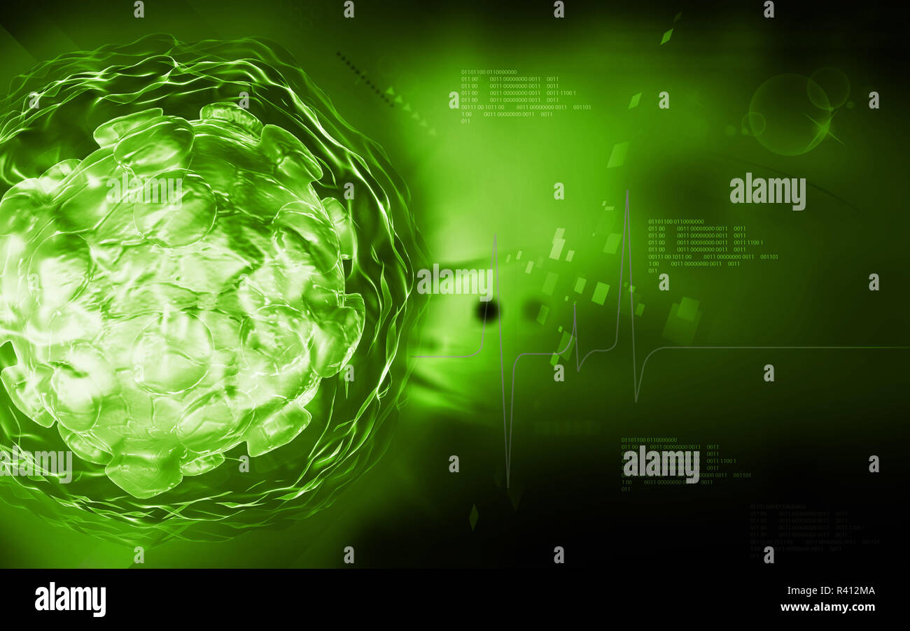 Polio Virus Stockfoto