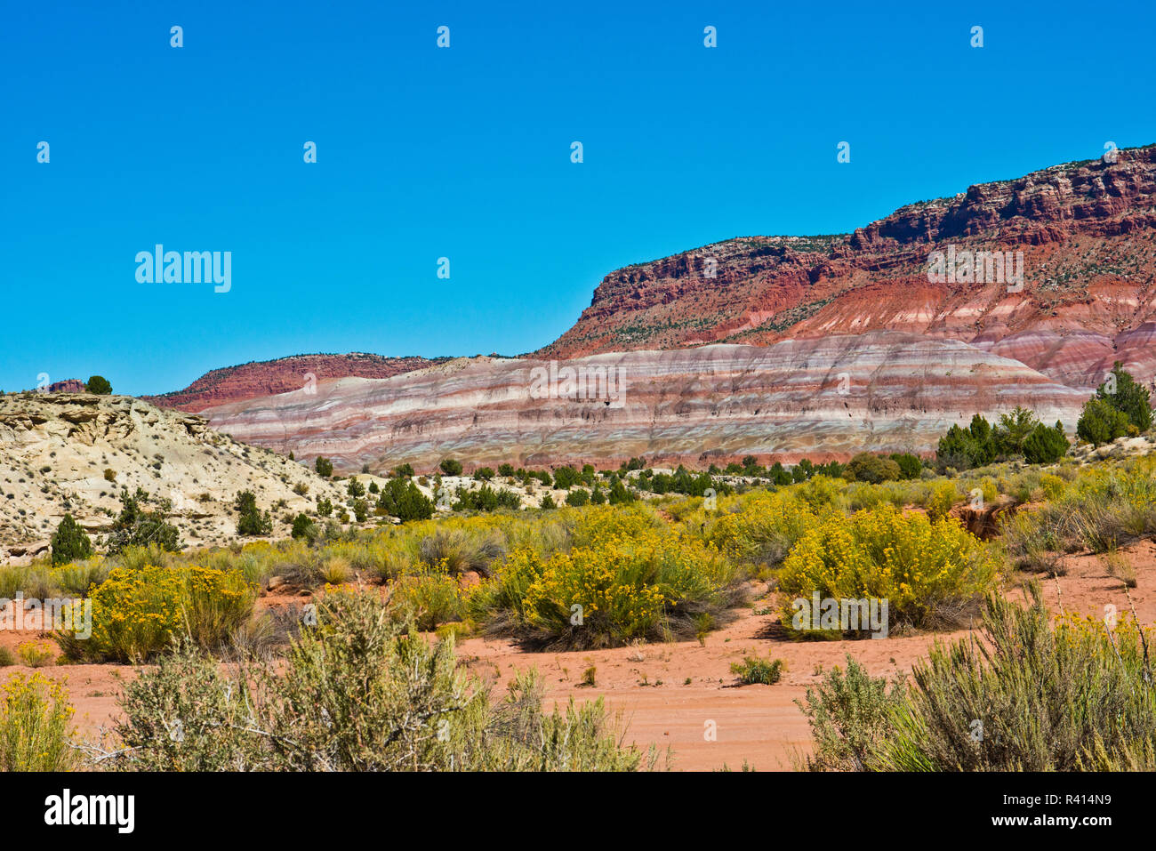 USA, Utah. Paria Blick entlang zu Ghost Town Stockfoto