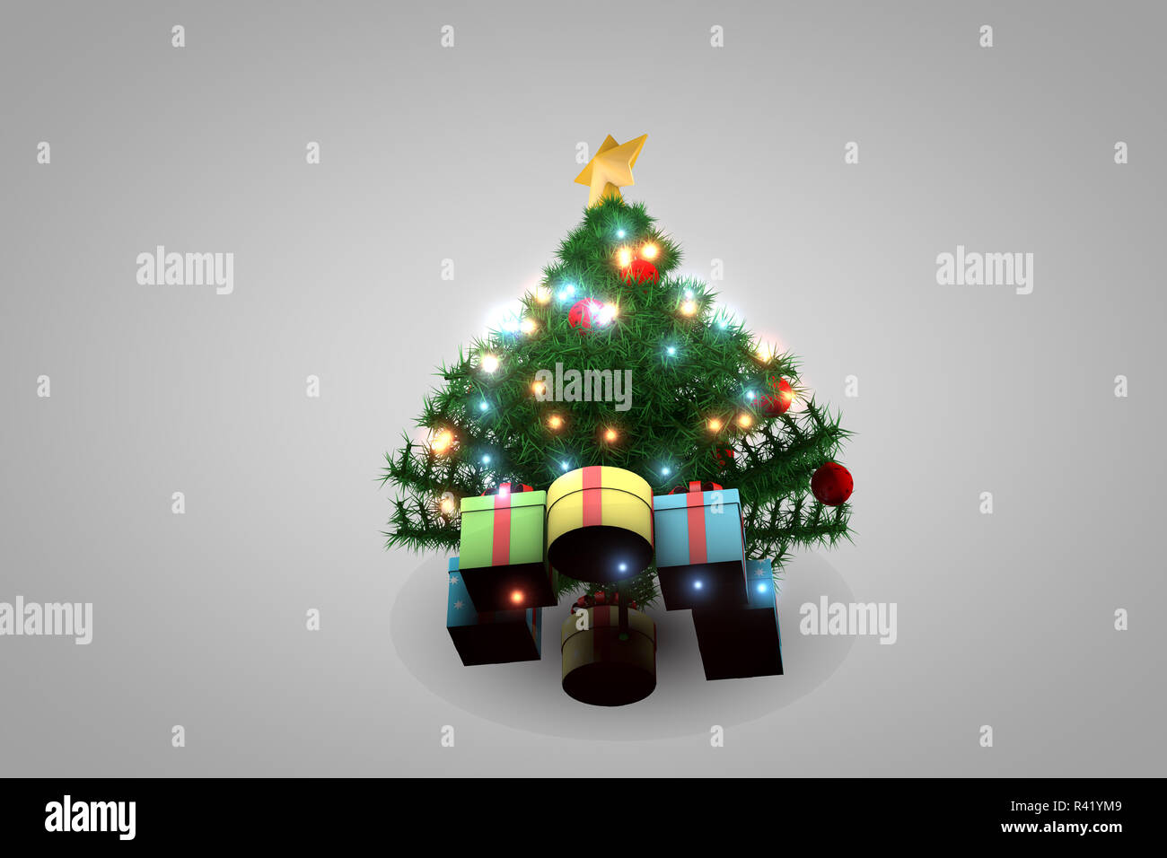 Weihnachten Dekoration Hintergrund Stockfoto