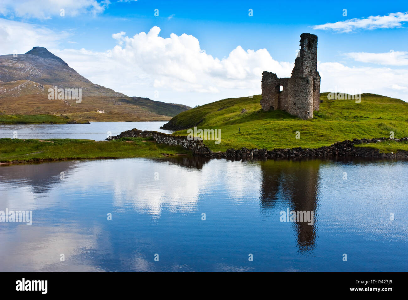 Schottische Burg Stockfoto