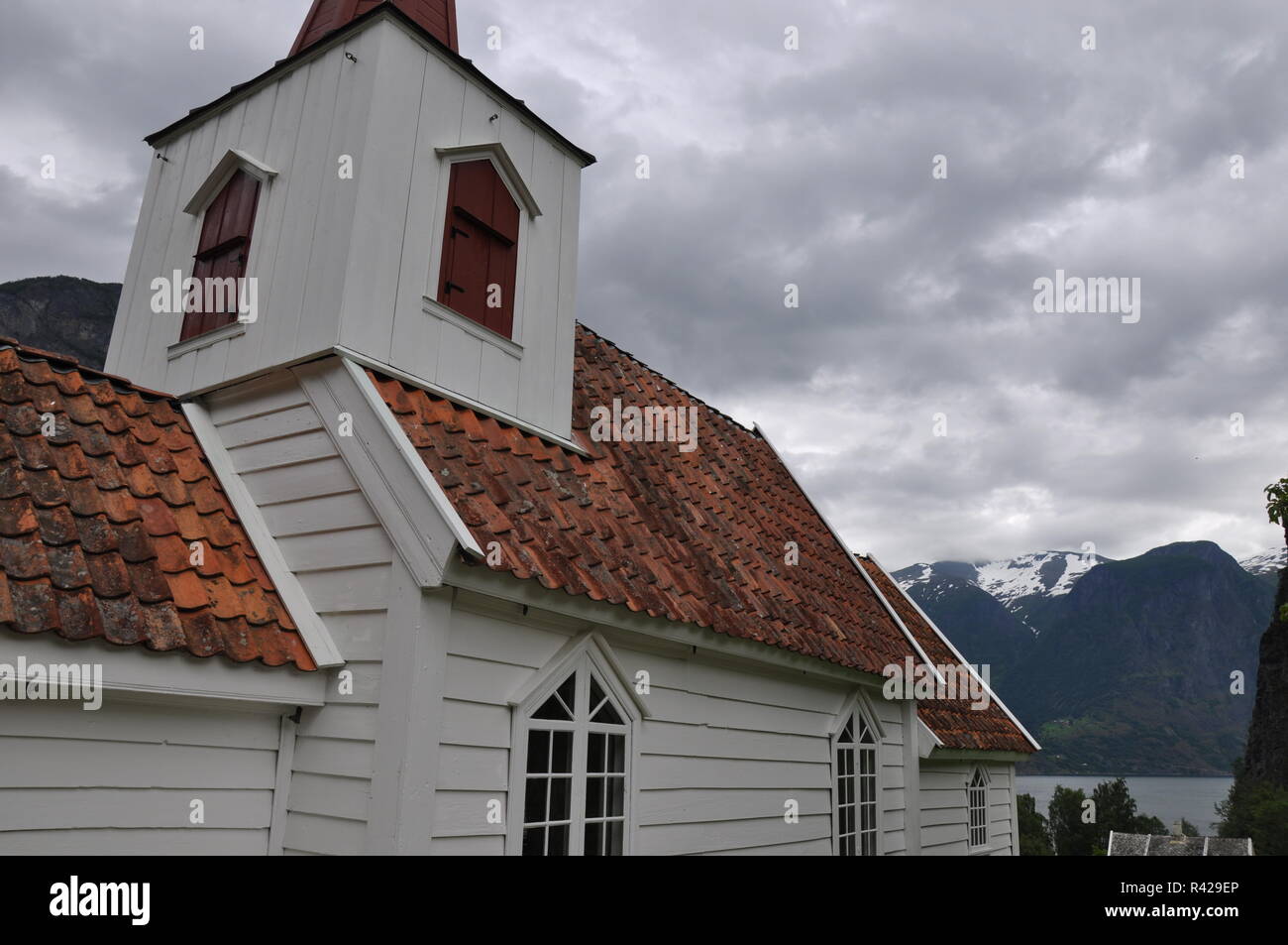 Stabkirche undredal Norwegen Stockfoto