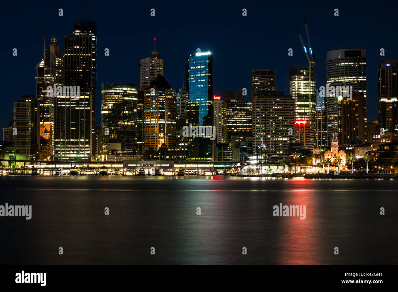 Sydney downtown und Circular Quay Stockfoto
