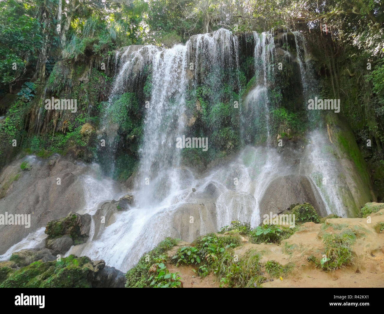 Wasserfall in Kuba Stockfoto