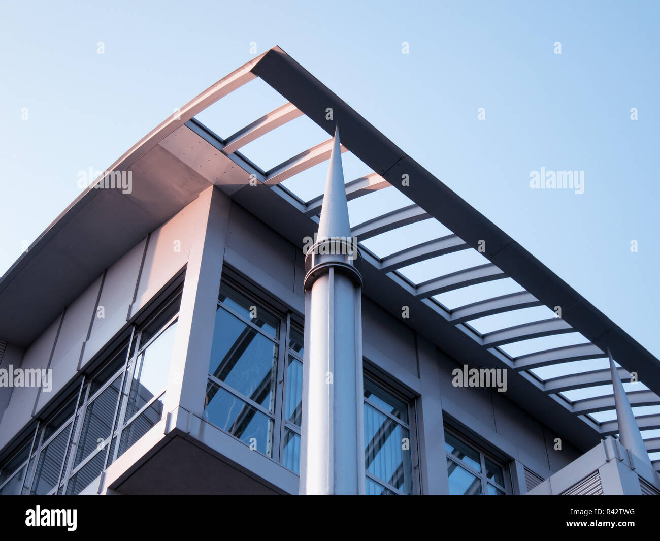 Ein modernes Haus in Köln Stockfoto