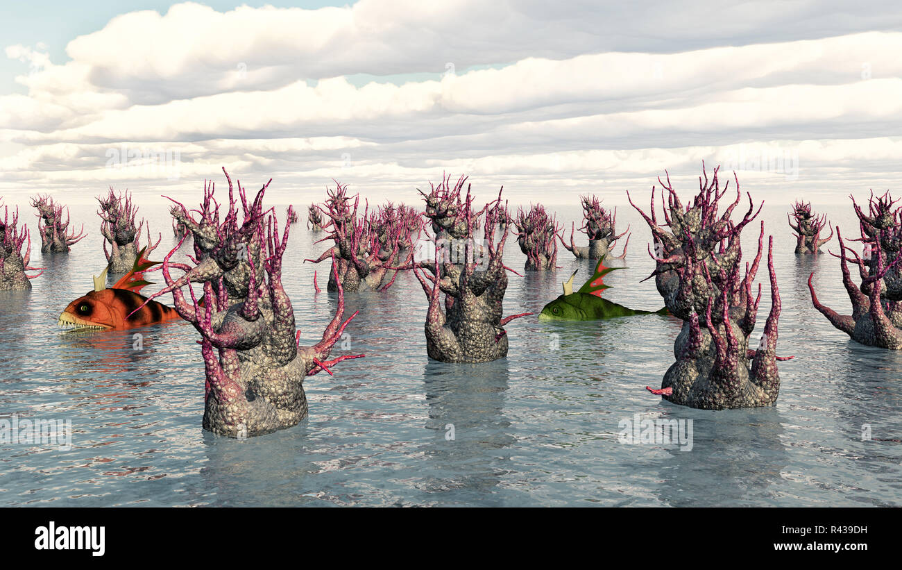 außerirdisches Leben Stockfoto