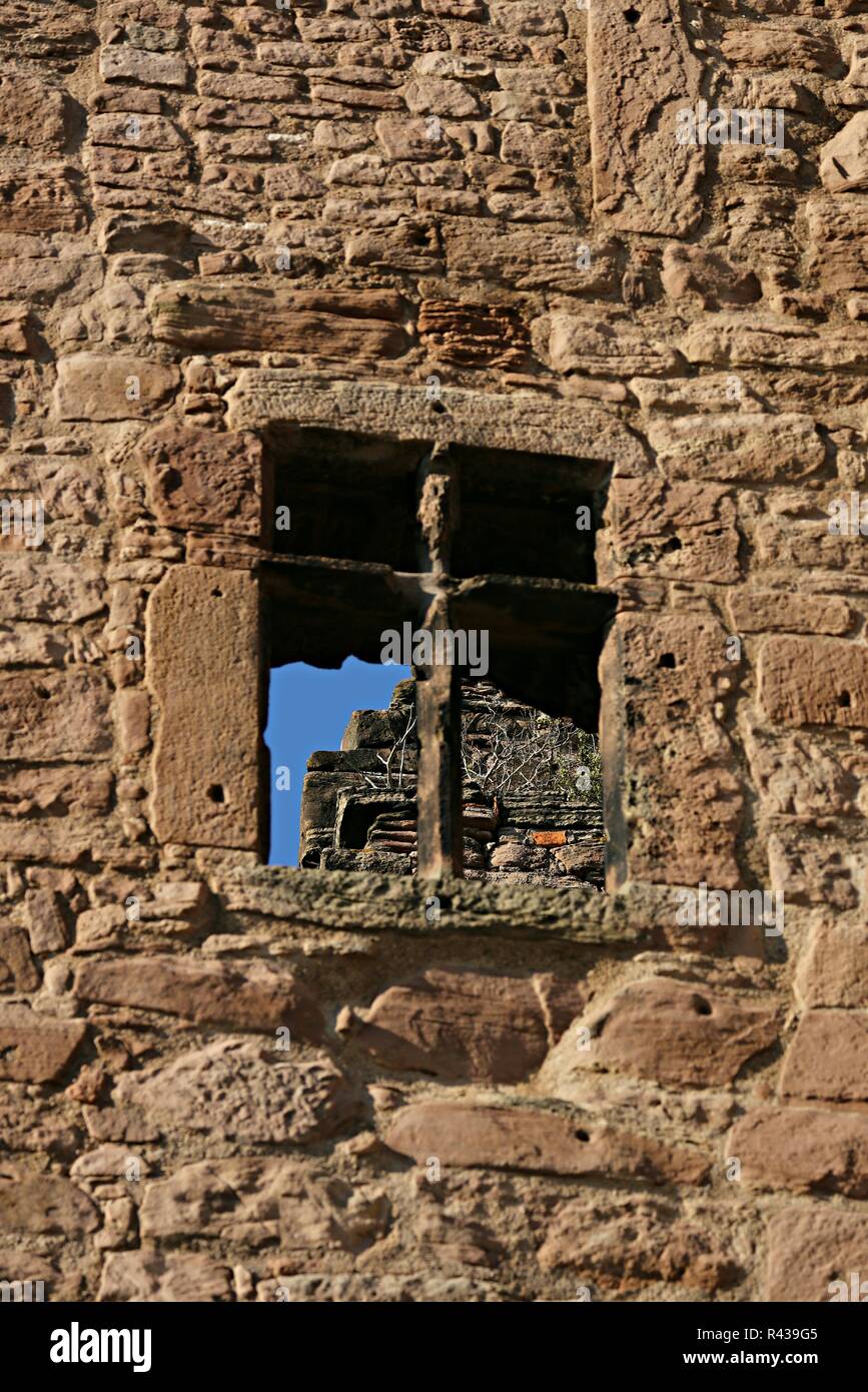 Burgruine Hanstein Stockfoto