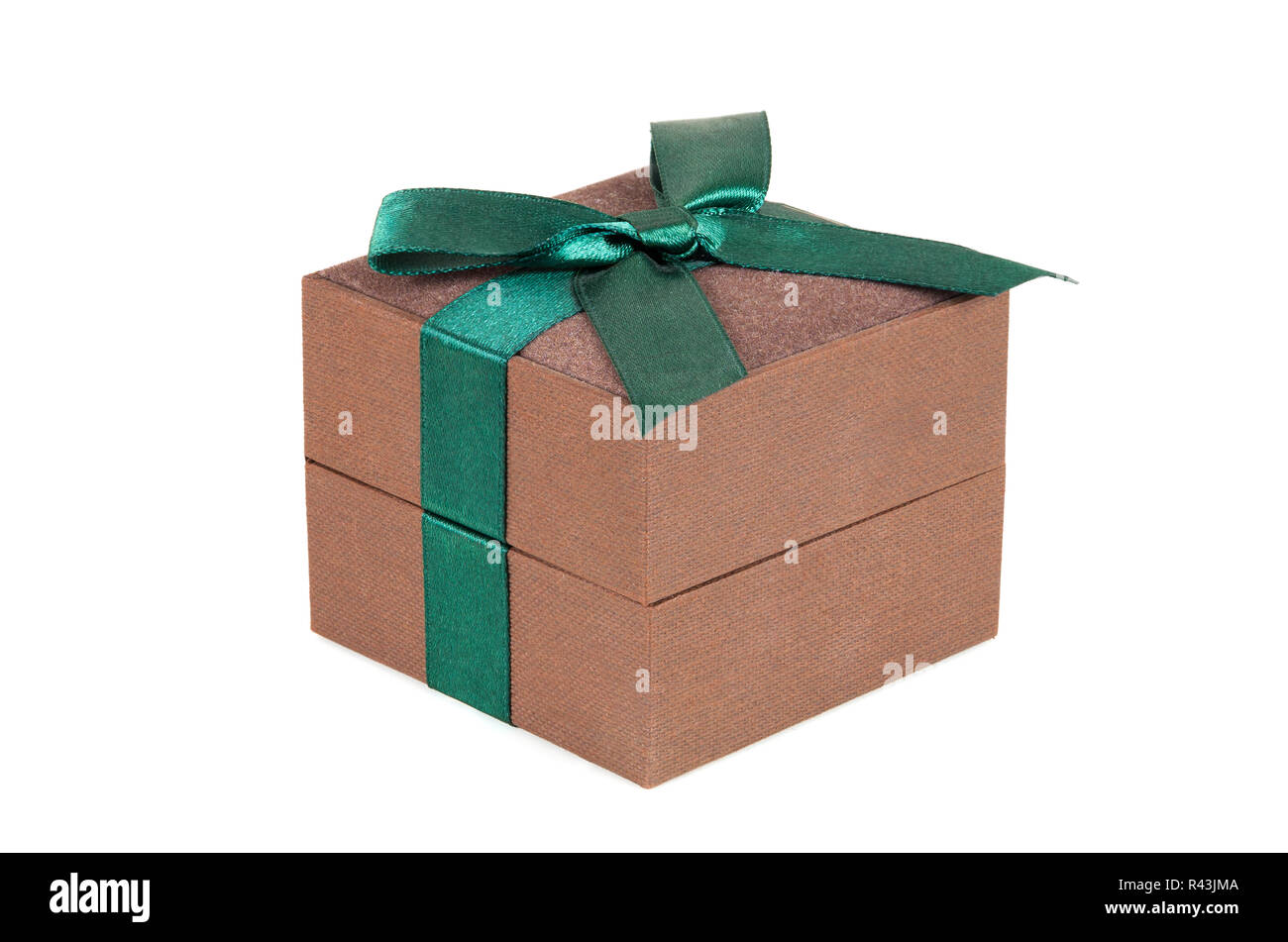 Elegante schmuck Geschenkbox Stockfoto