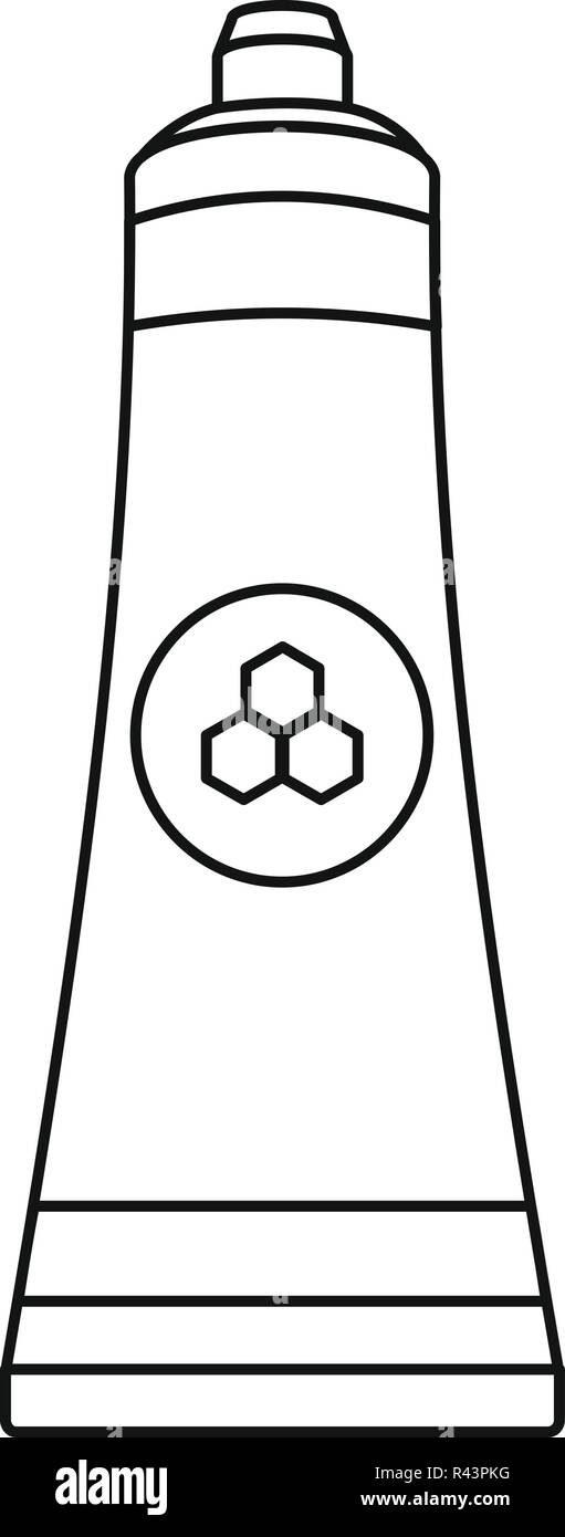 Propolis Zahncreme Symbol. Überblick Abbildung von Propolis Zahncreme vektor Symbol für Web Design auf weißem Hintergrund Stock Vektor