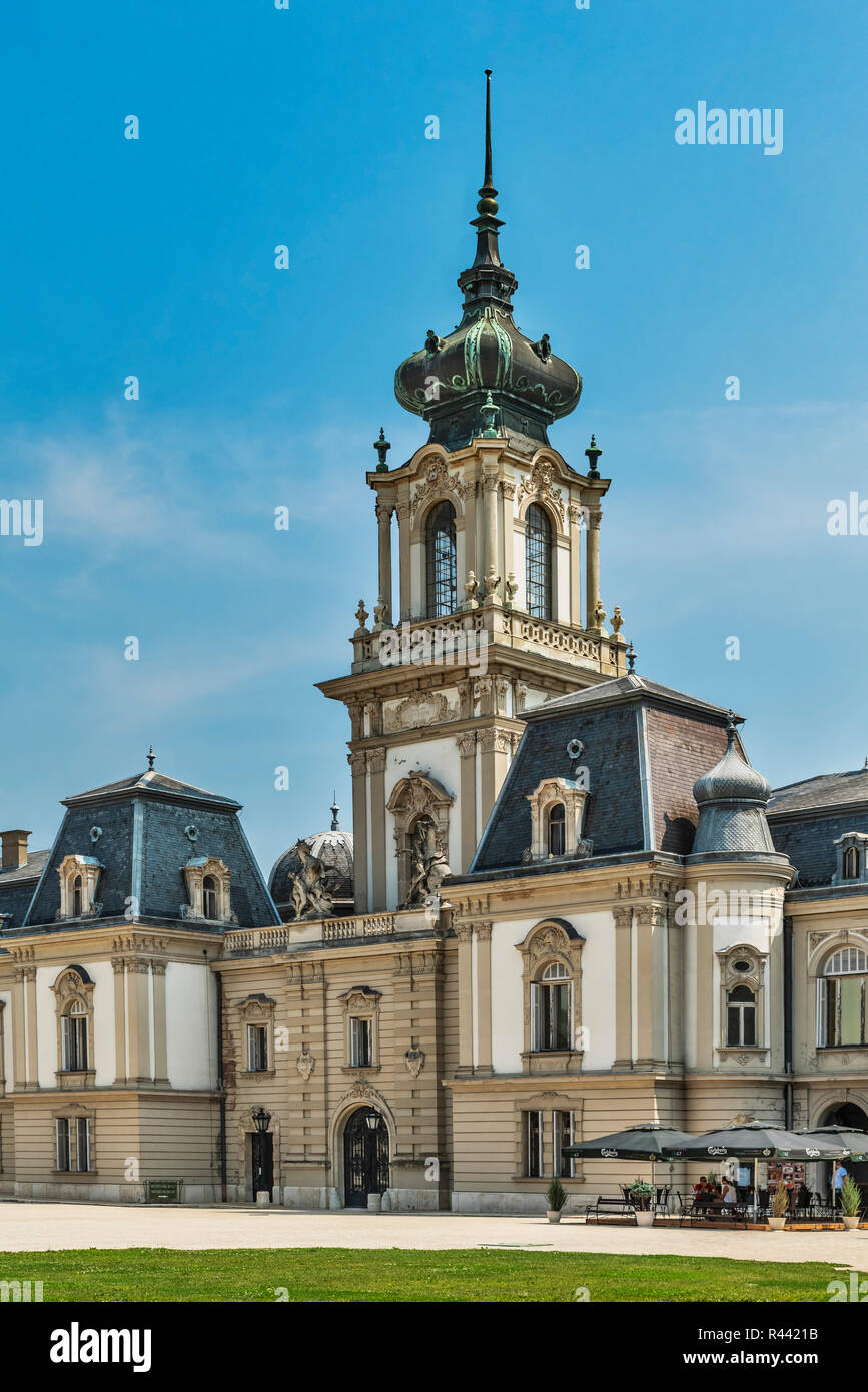 Schloss Festetics ist eine barocke Schloss in Keszthely entfernt, Zala, Ungarn, Europa. Stockfoto