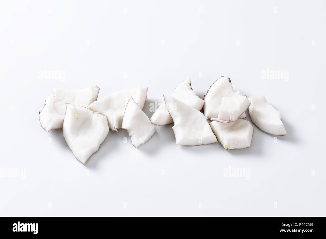 Coconut Fleischstücke Stockfoto