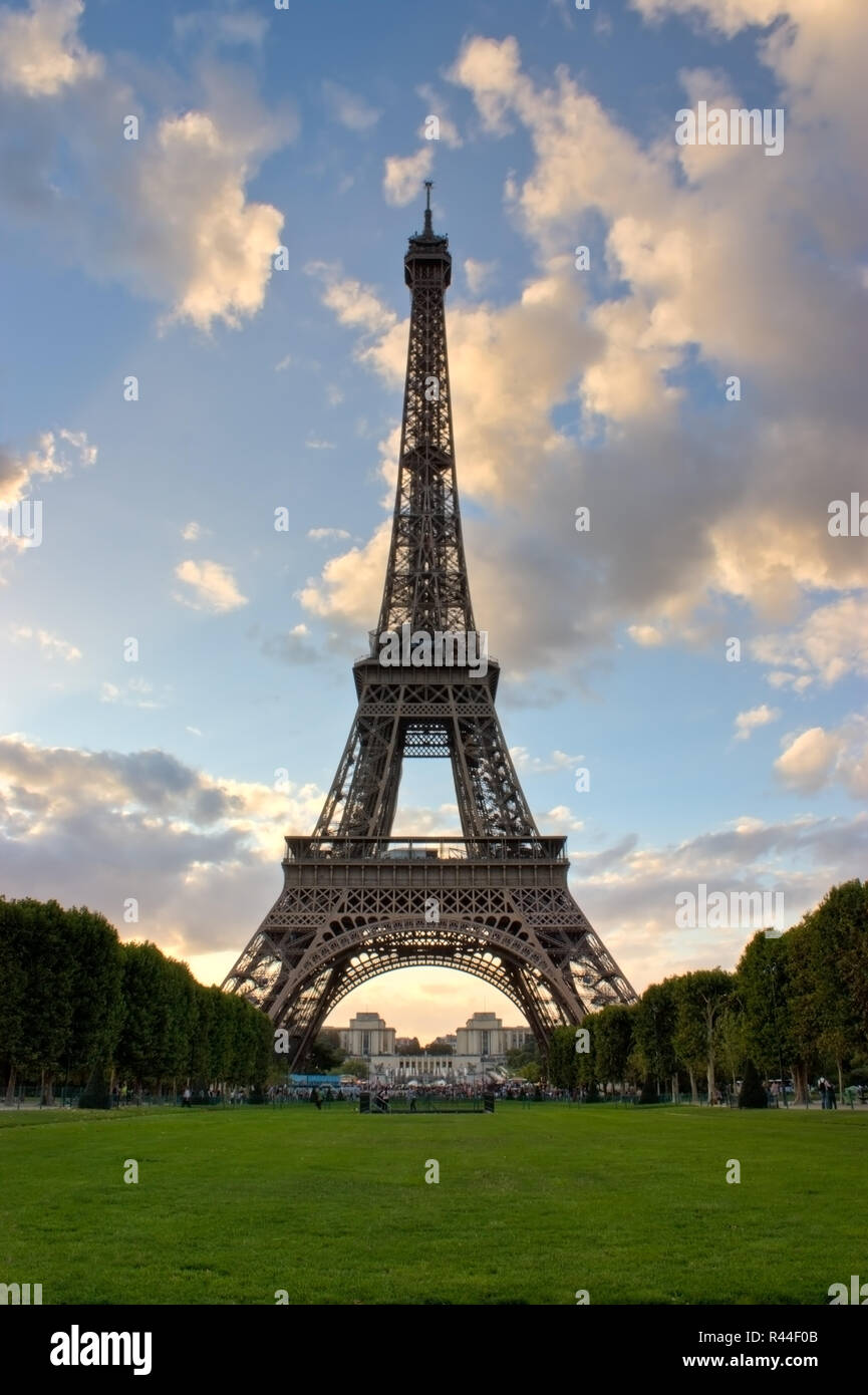 Paris Eiffelturm Stockfoto