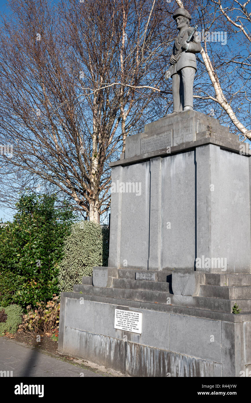Das war Memorial auf der Rock Road in Erinnerung an alle Soldaten, die ihr Leben in Killarney, County Kerry, Irland, umsonst gaben Stockfoto