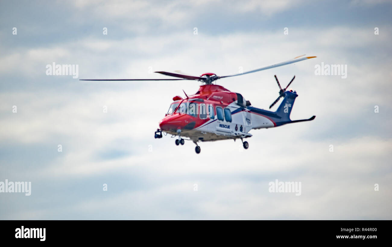 Australien Air Ambulance rescue helicopter services Stockfoto