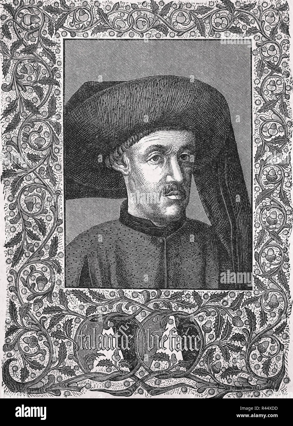 Portrait von Infante Enrique. Heinrich der Seefahrer (1394-1460), Prinz von Portugal. Große Entdecker. Reich von Portugal. Stockfoto