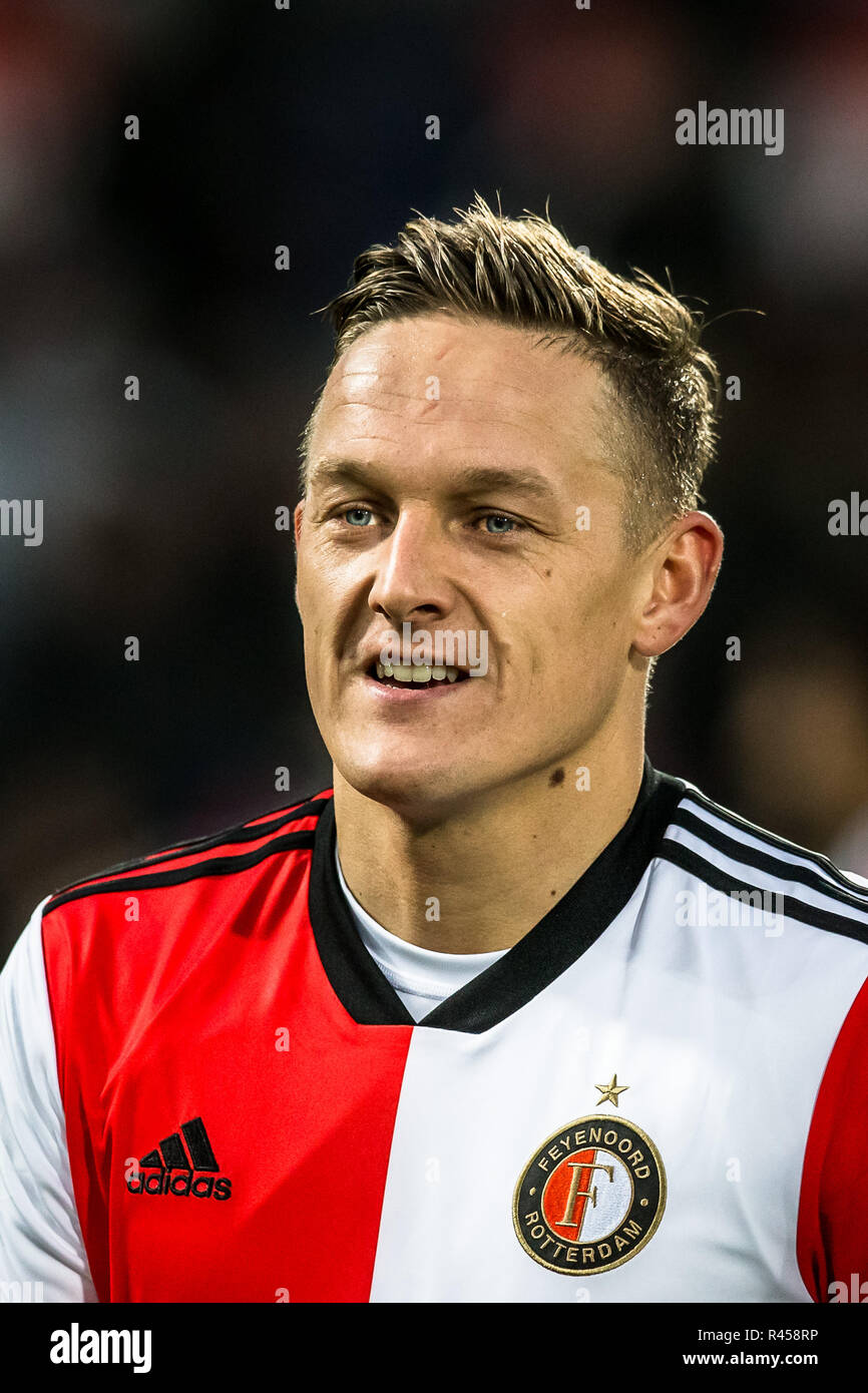 ROTTERDAM, 25-11-2018, Stadion De Kuip, Fußball, Saison 2018/2019, niederländischen Eredivisie Divisie, Feyenoord - FC Groningen, Endergebnis, Feyenoord 1-0 Spieler Jens Toornstra Stockfoto