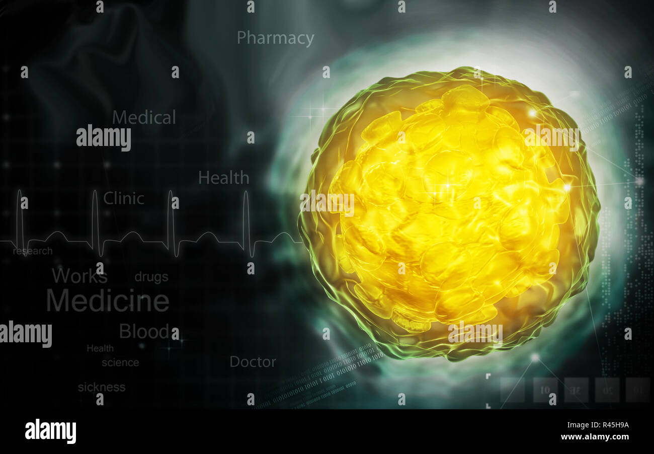 Polio Virus Stockfoto