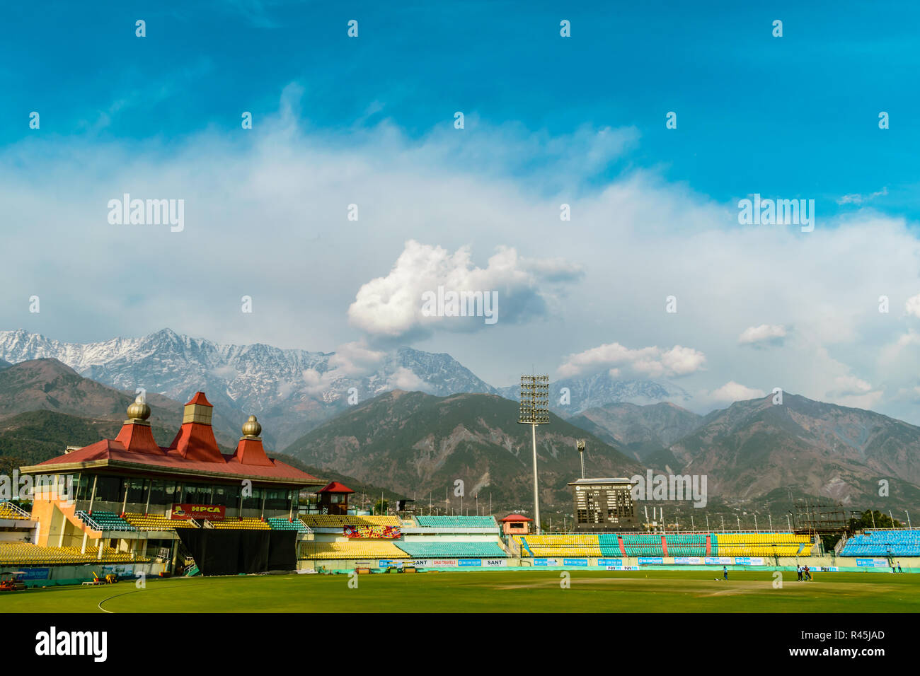Der weltweit höchsten Höhe International Cricket Stadion, HpCA Cricket