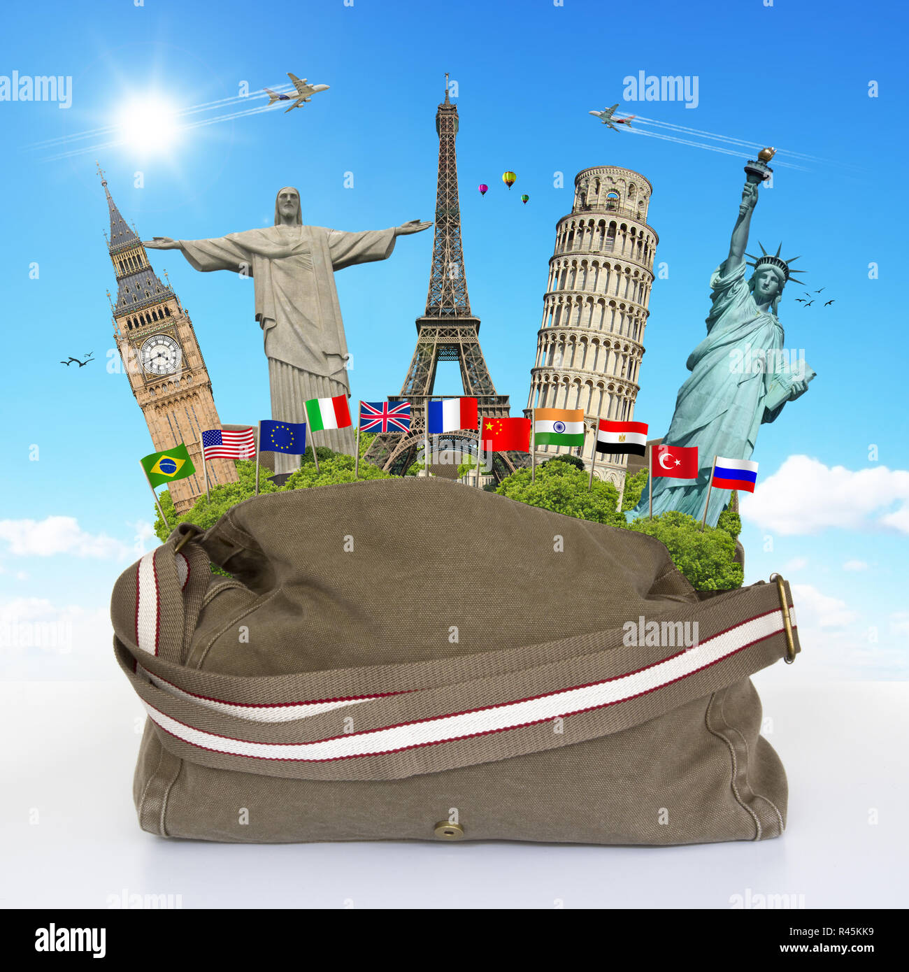 Abbildung: berühmte Denkmal Stockfoto