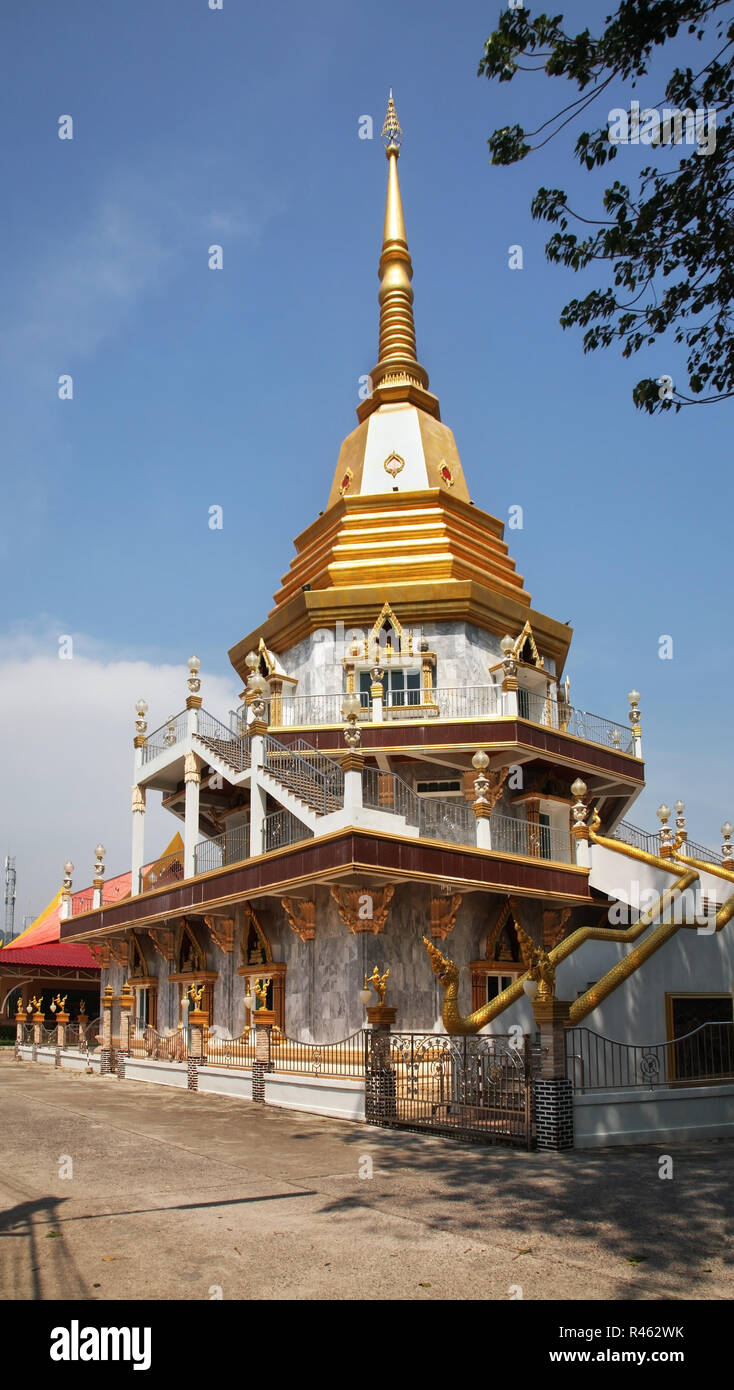 Wat Naka oder Wat Nakaram in der Stadt Phuket. Provinz Phuket. Thailand Stockfoto