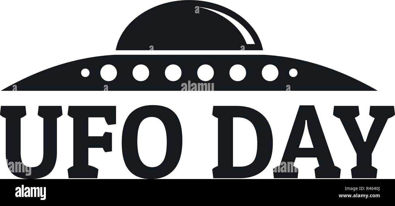 Ufo tag Logo. Einfache Abbildung der Ufo-tag Vektor Logo für Web Design auf weißem Hintergrund Stock Vektor