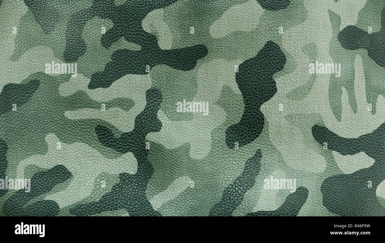Grüne Camouflage-Muster-Mode-Hintergrund Stockfoto