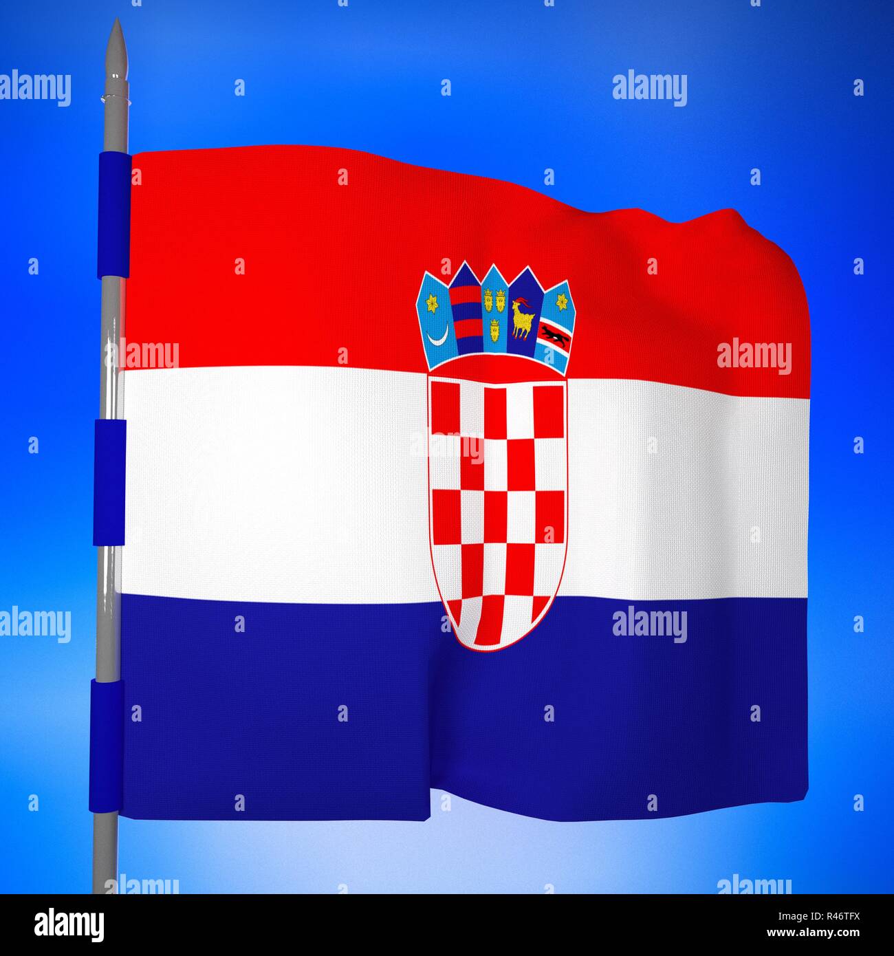 Croatian Flag Wallpaper Croatia Stockfotos & Croatian Flag ...