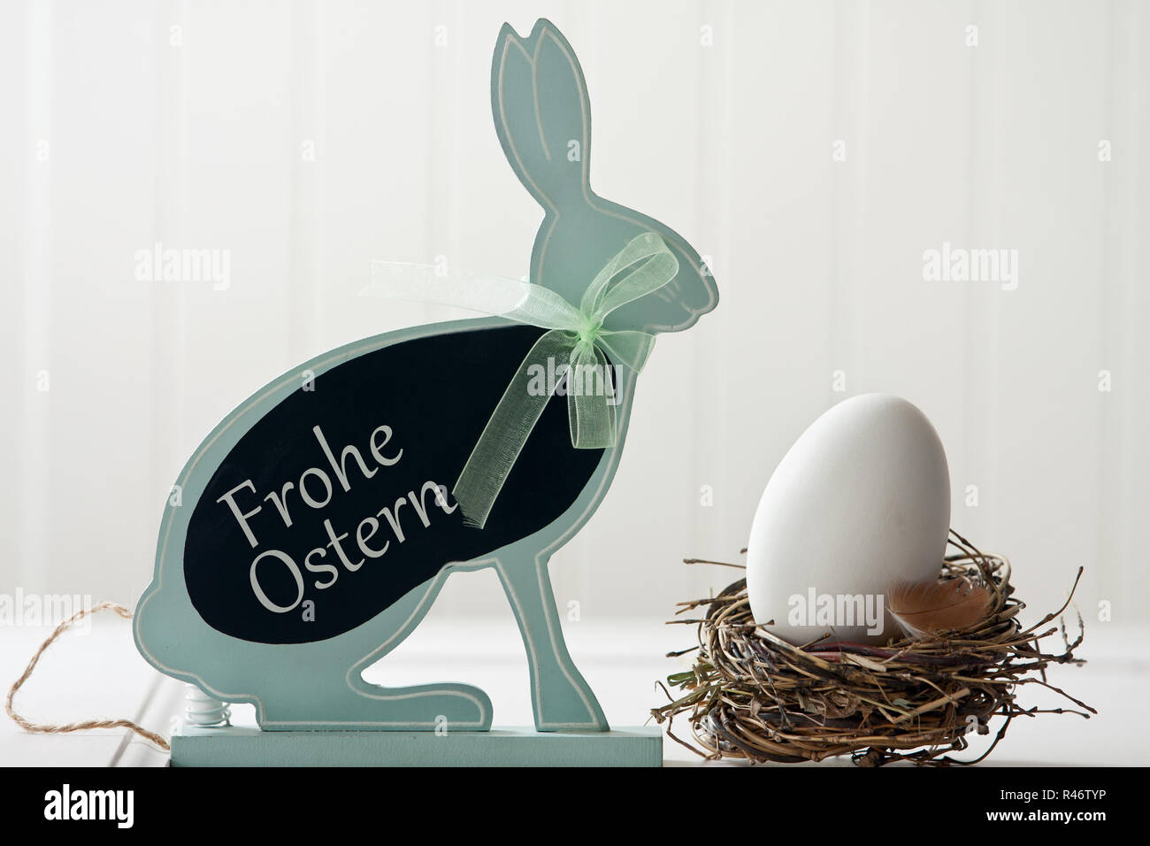 Osterei und bunny Stockfoto