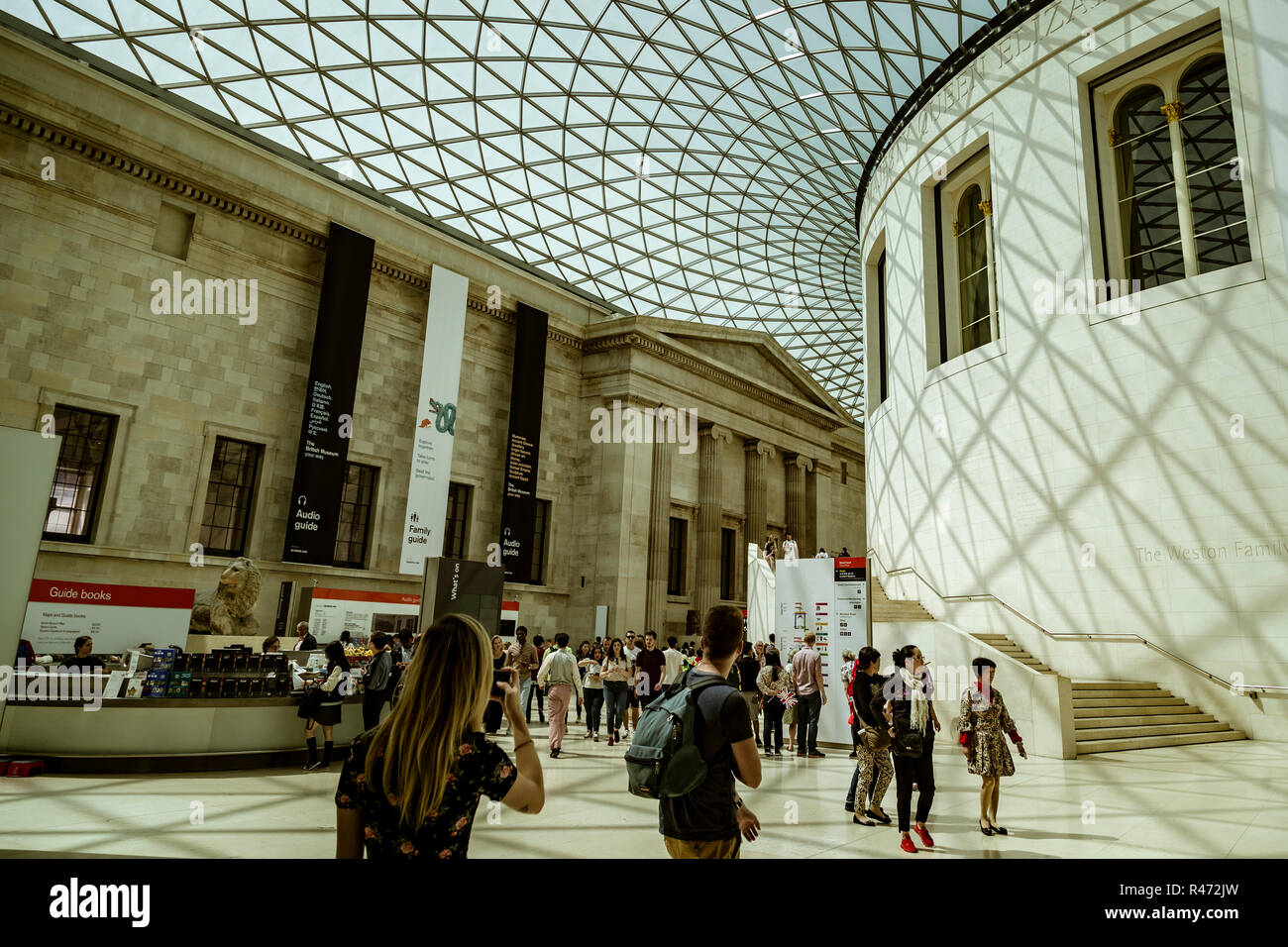 British Museum, London, England, Vereinigtes Königreich Stockfoto