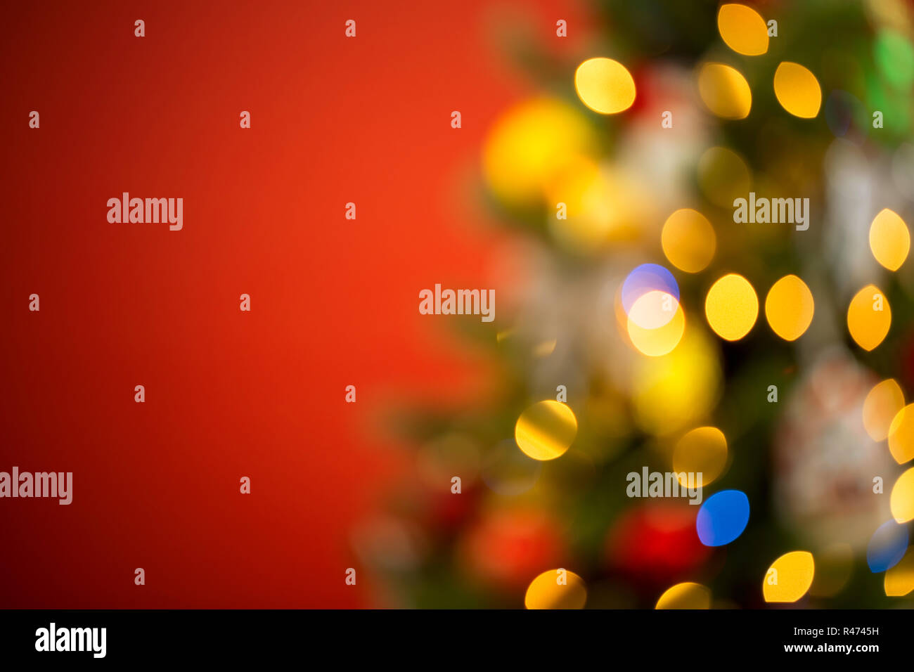 Weihnachtsbaum-Hintergrund Stockfoto