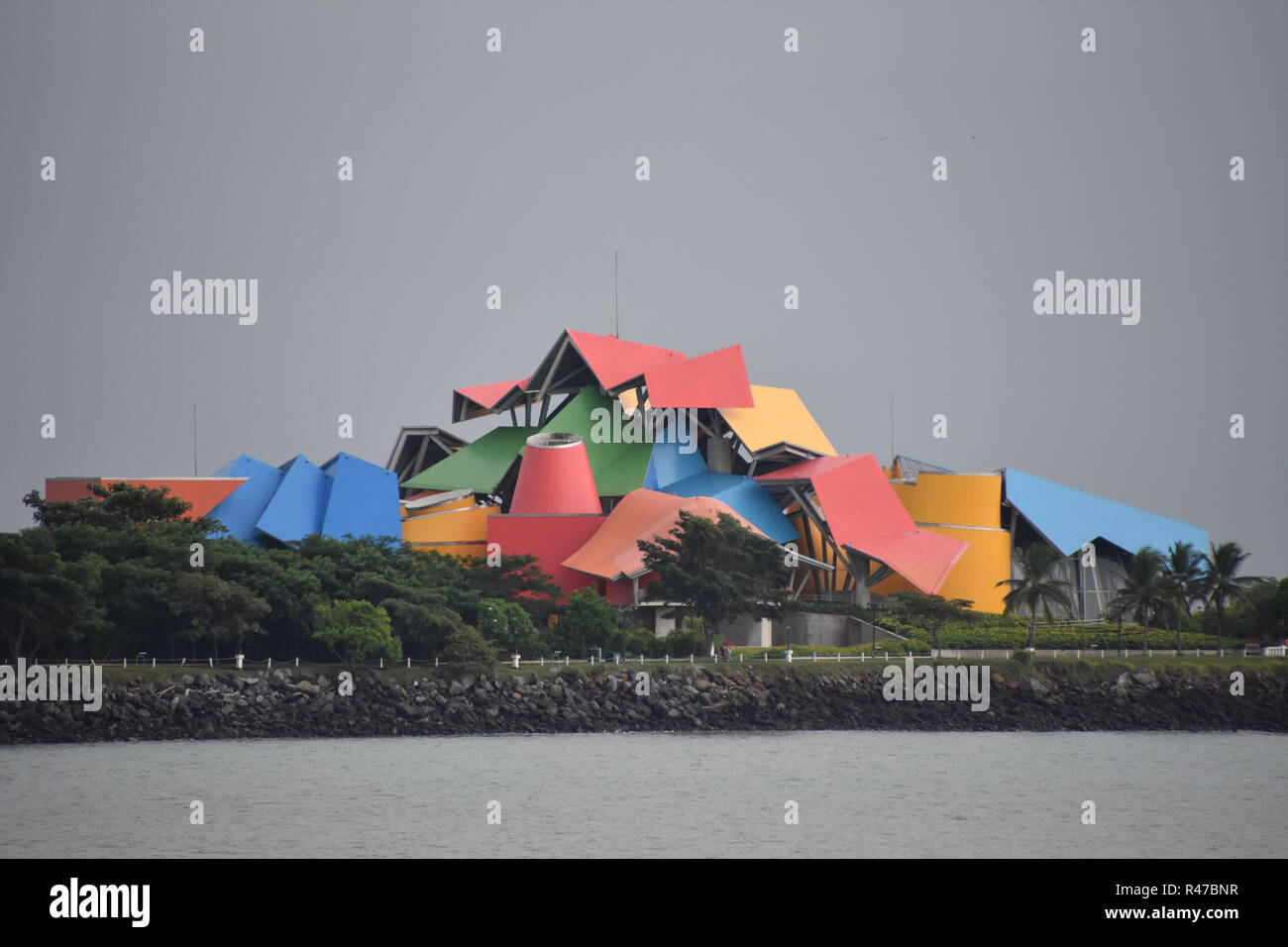 Biomuseo, die Biodiversität Museum von Frank Gehry, Panama Stadt entworfen Stockfoto