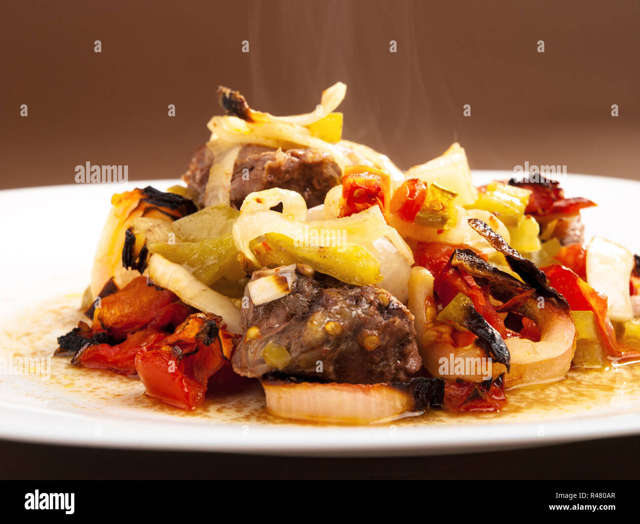 Rinderragout, Rinderragout, Rinderragout, Rinderragout Stockfoto