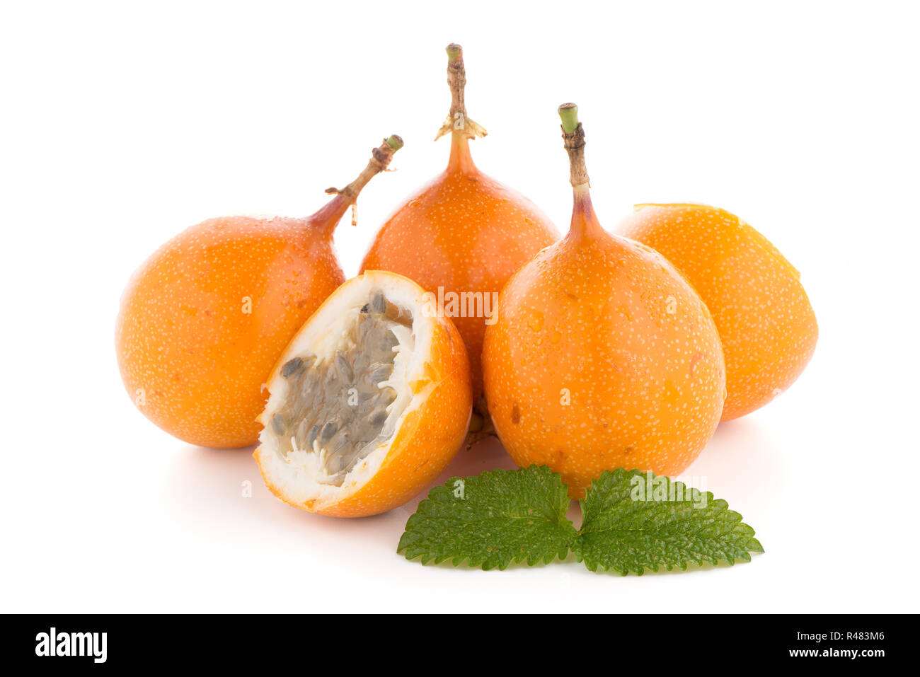 Passionsfrucht maracuja Granadilla Stockfoto
