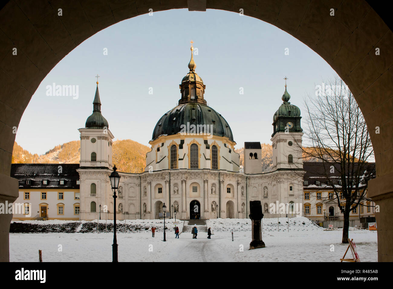 Das Kloster Ettal Stockfoto