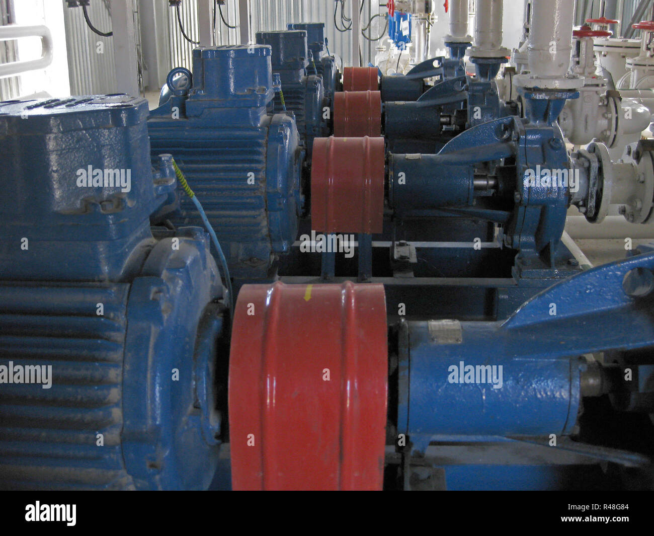 Pumpen für Wasser. Stockfoto