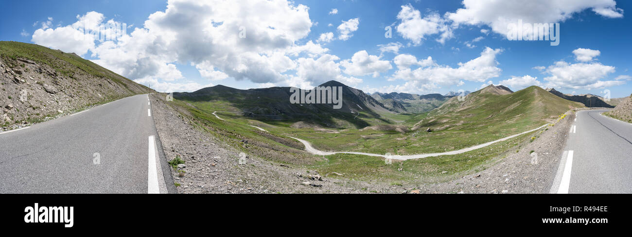 Am Col de la Bonette Straße, Frankreich Stockfoto