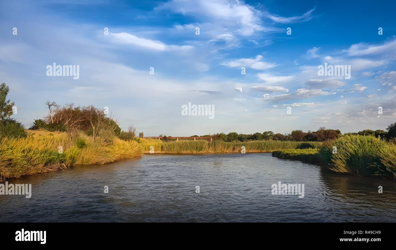 Die grossen Orange River in NC, Südafrika Stockfoto