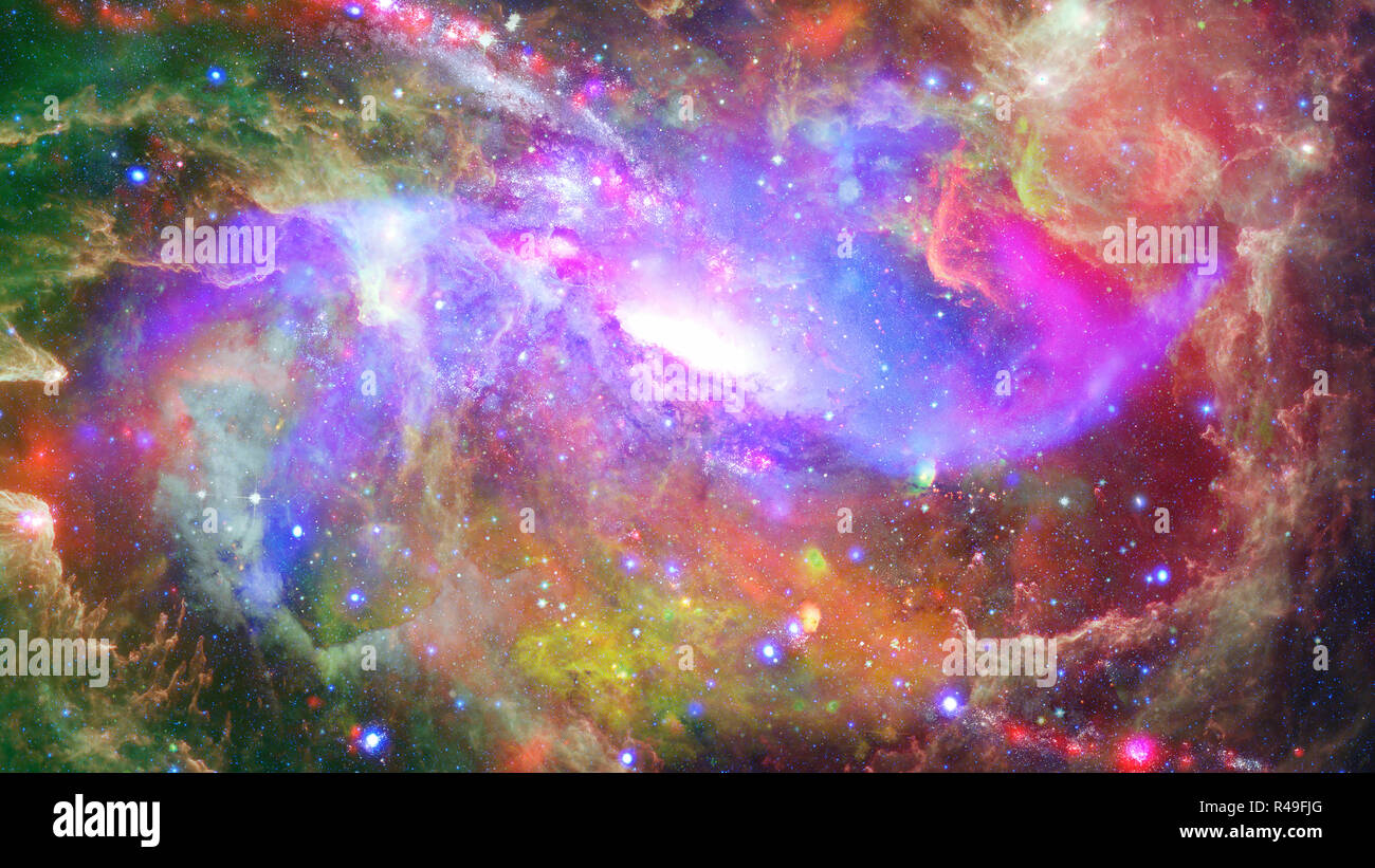 Nebel und Galaxien im Weltraum. Elemente des Bildes von der NASA eingerichtet. Stockfoto Nebel und Galaxien im Weltraum. Elemente des Bildes von der NASA eingerichtet. Stockfoto