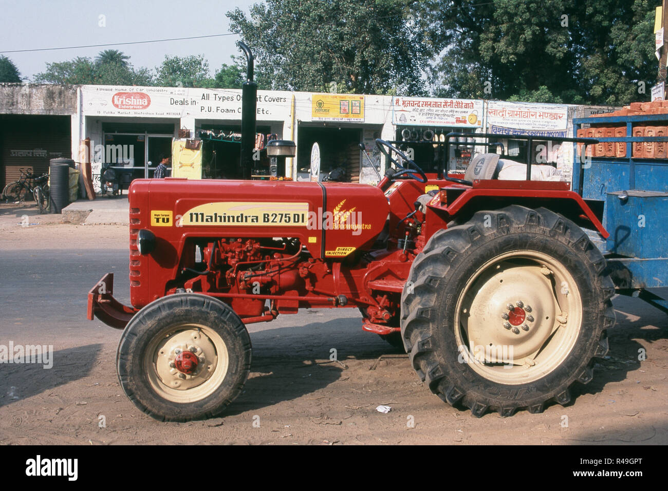 Mahindra B 275 DI Traktor, Mathura, Uttar Pradesh, Indien, Asien Stockfoto