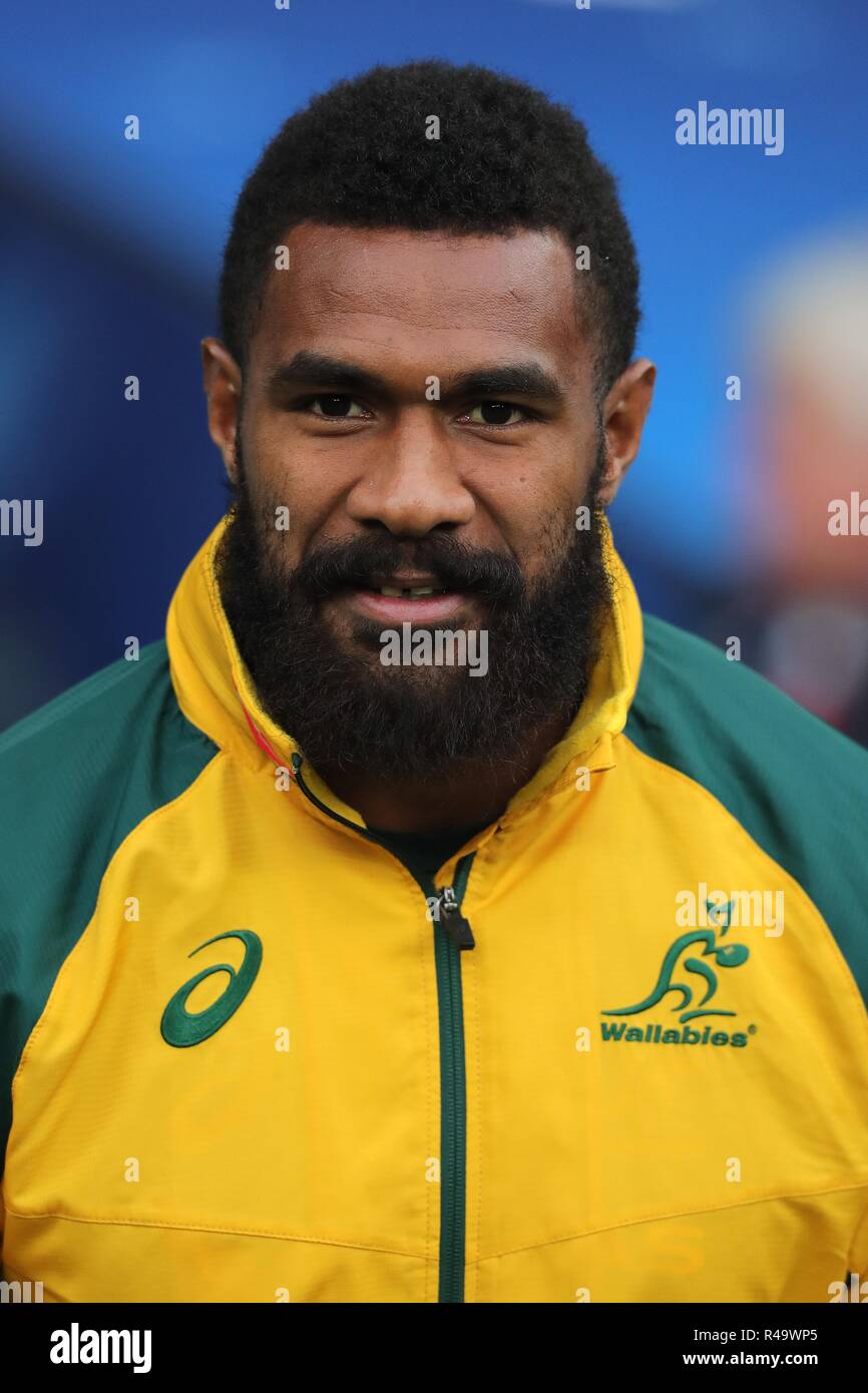 Marika Koroibete Australien Ru England V Australia, Herbst internationals Twickenham, London, England, 24. November 2018 Credit: Allstar Bildarchiv/Alamy leben Nachrichten Stockfoto