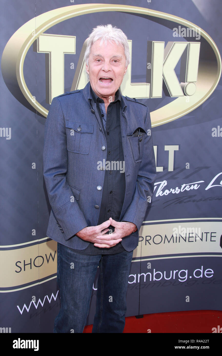 Folker Bohnet, Sprechen im Kult Eiscafé, Hamburg, 17.04.2016 Stockfoto