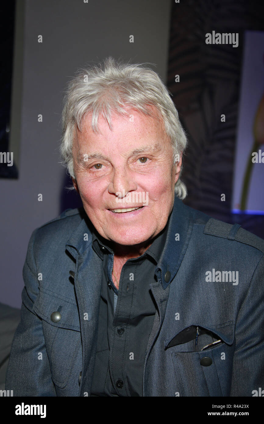 Folker Bohnet, Sprechen im Kult Eiscafé, Hamburg, 17.04.2016 Stockfoto