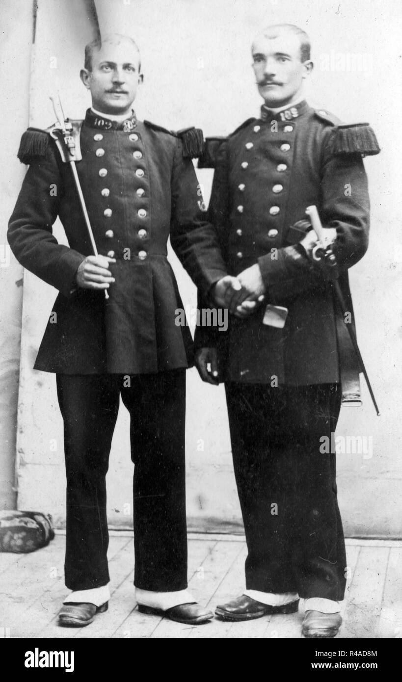 Französische Brothers in Arms Stockfoto
