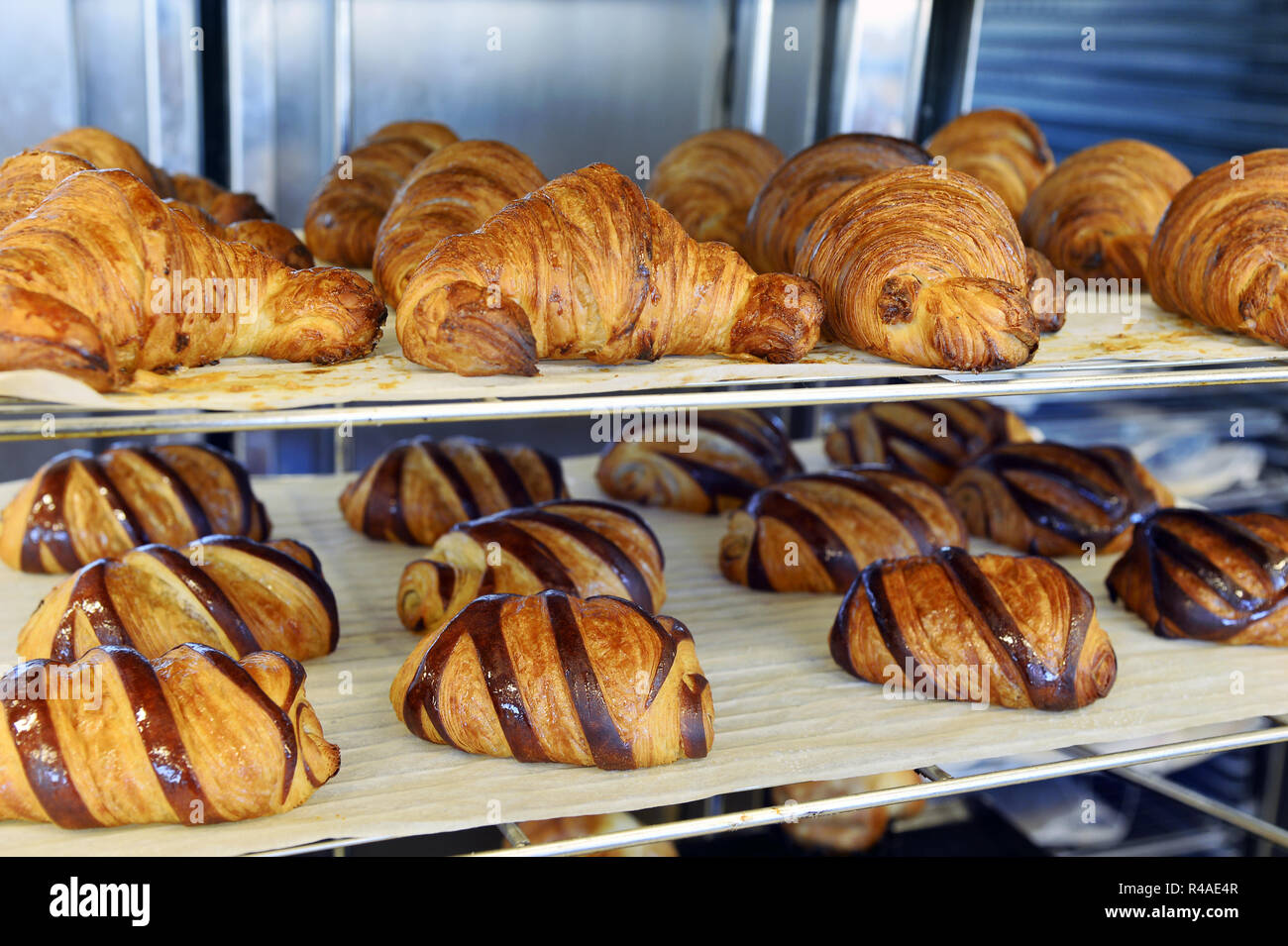 Französische Croissants-Seine Saint-Denis - Frankreich Stockfoto