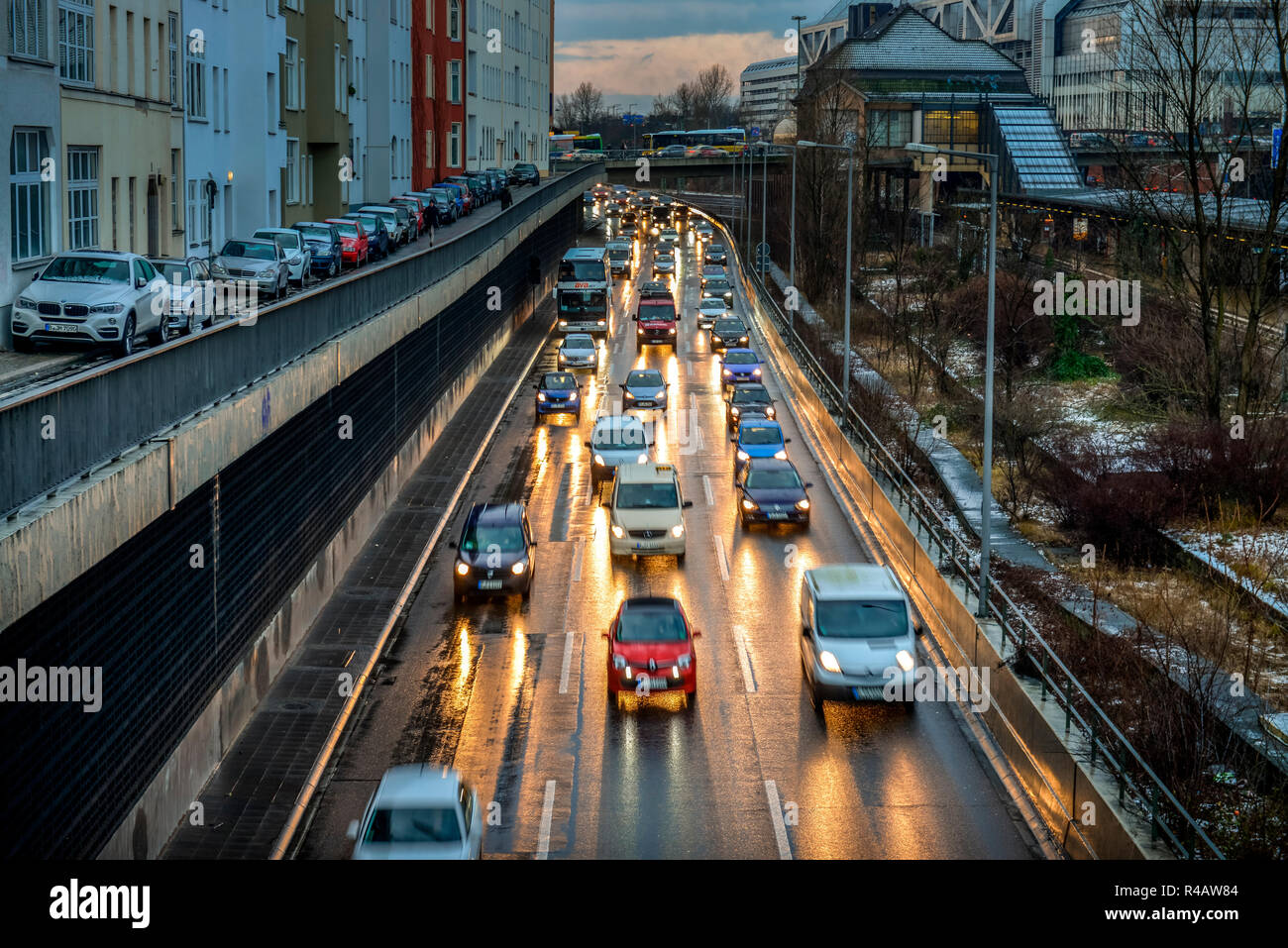 Stadtautobahn, Charlottenburg, Berlin, Deutschland Stockfoto
